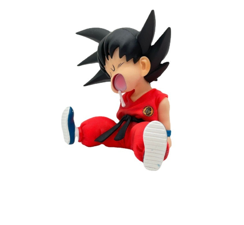Anime Dragon Ball Figure Childhood Son Goku Model Toy GK Sleeping Scene Doll Decoration toys Gift 10CM