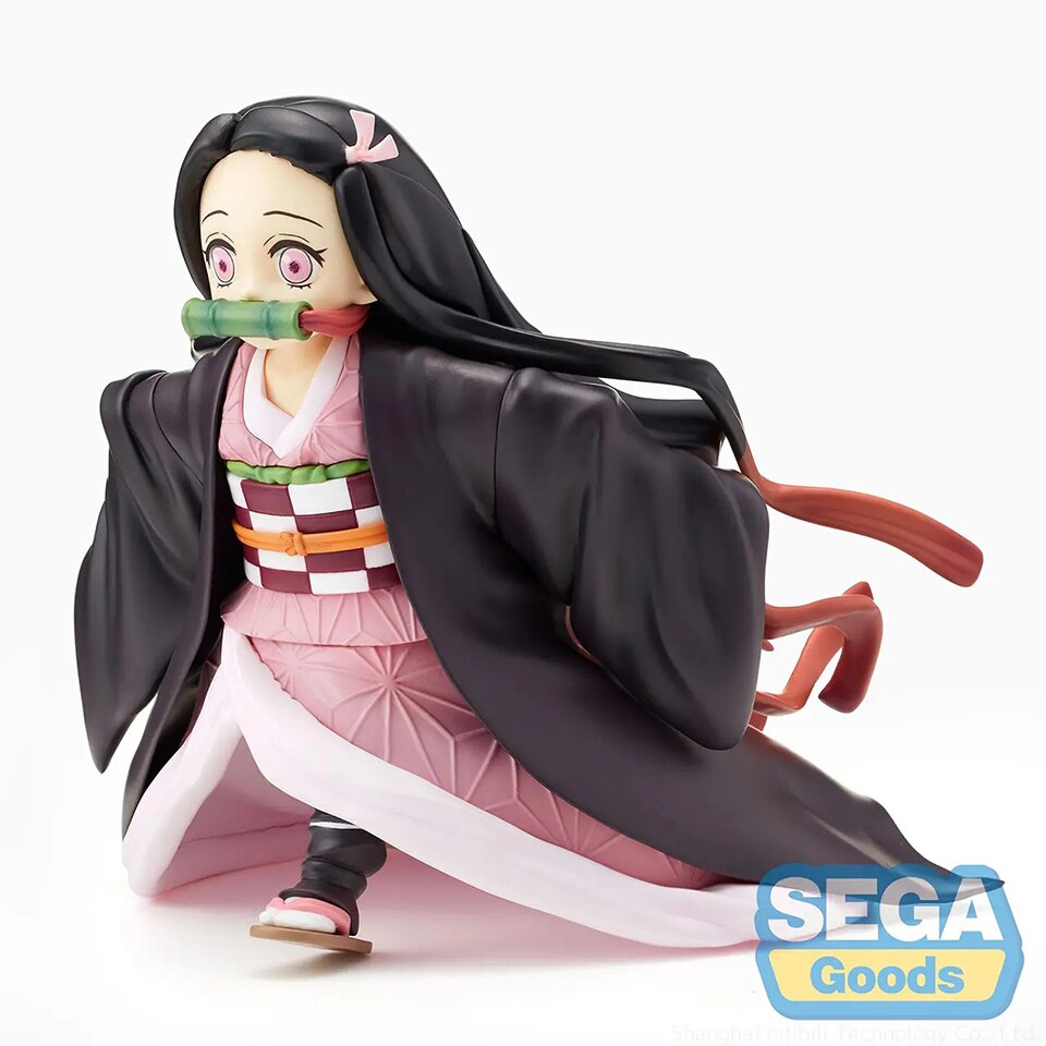 Glazovin Original SEGA Version Demon Slayer Kamado Nezuko Run Action Figure Model Doll Toys Figurals Brinquedos
