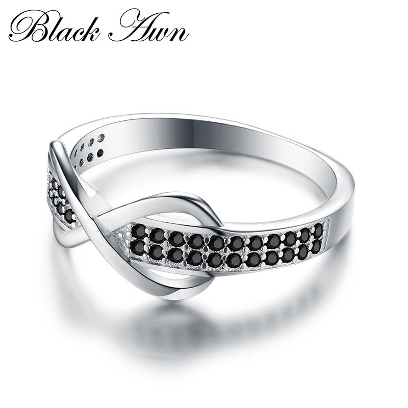 2022 New Classic Silver Color Jewelry Trendy Engagement Fashion Bague Femme for Women Luxury Wedding Rings Bijoux C090