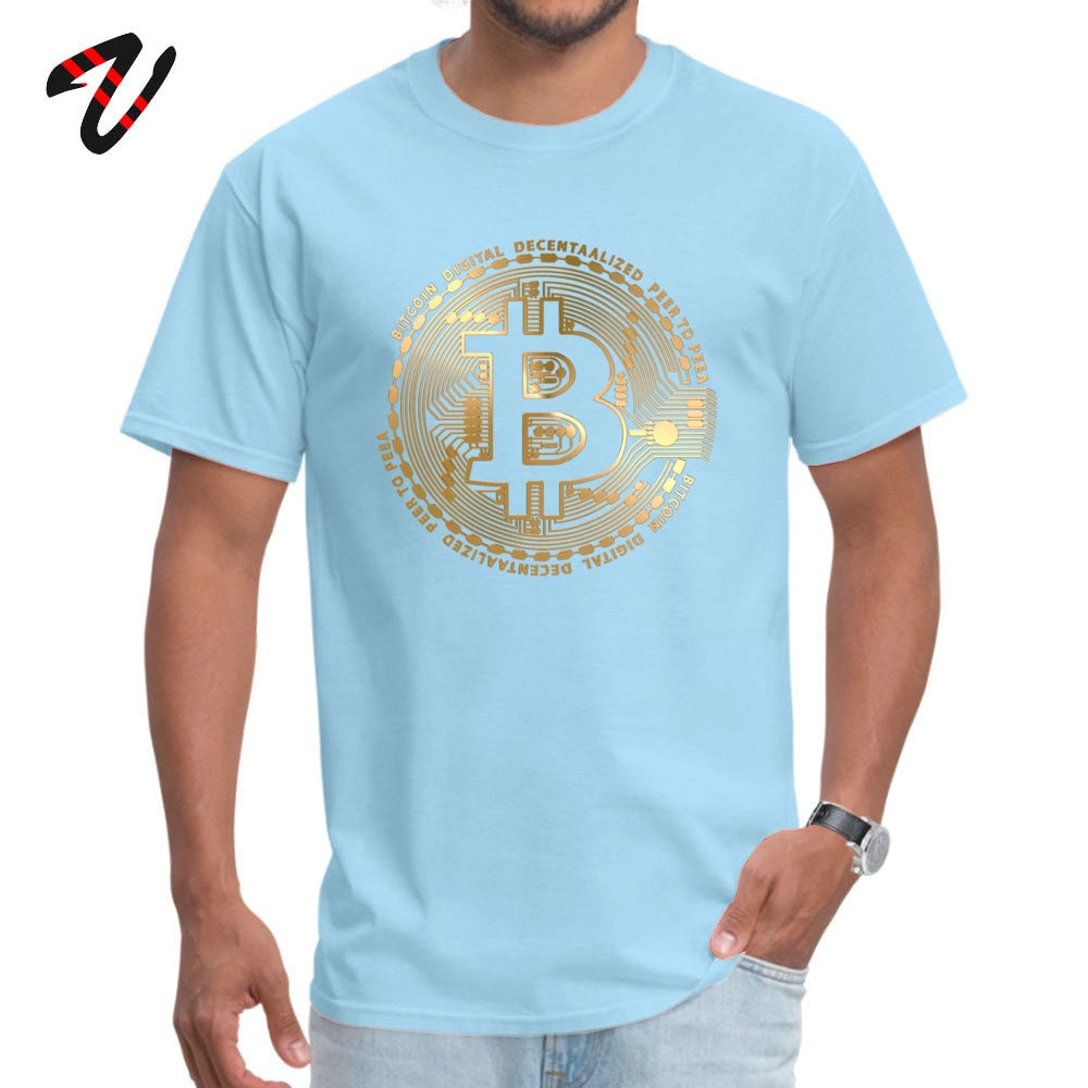 Personalized Top T-shirts For Male Newest O Neck Bitcoin Tshirt Geek Lucifer Men T Shirt Trump Tee-Shirt Free Shipping Sweater