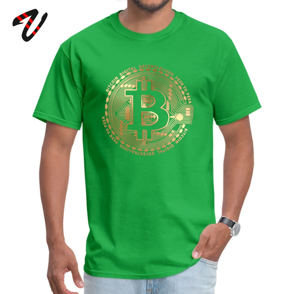 Personalized Top T-shirts For Male Newest O Neck Bitcoin Tshirt Geek Lucifer Men T Shirt Trump Tee-Shirt Free Shipping Sweater