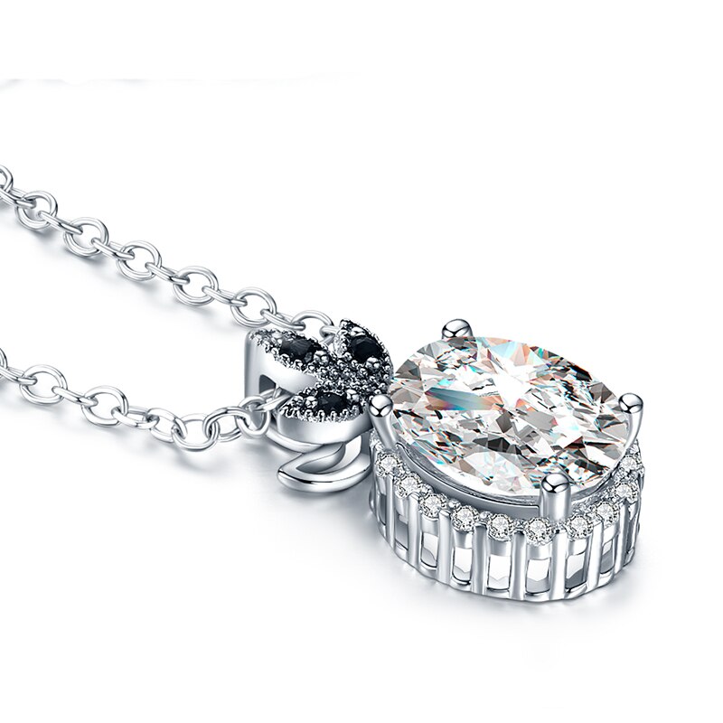 New Cute 925 Sterling Silver Fine Jewelry Trendy Pineapple Necklaces &amp; Pendants for Women Bijoux En Argent 925 P044