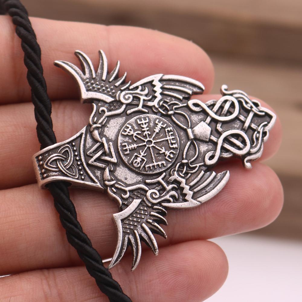 odin raven viking men necklace pendant celt norse Vegvisir Compass necklace Norway Valknut Trinity pagan amulet Jewelry