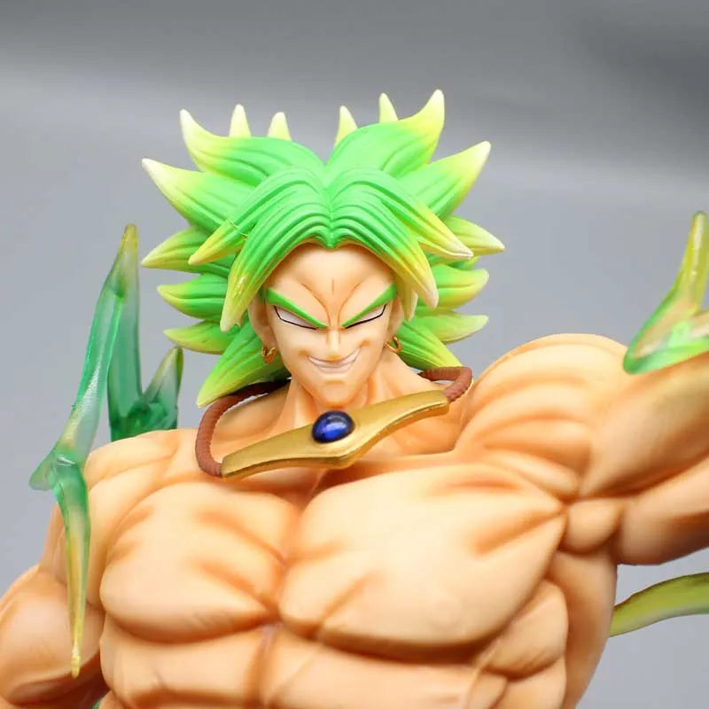 43cm Dragon Ball Figure GK BUG Smsp Super Broly Action Figurine LED Night Light PVC Anime Collection Model Toy Statue Gifts