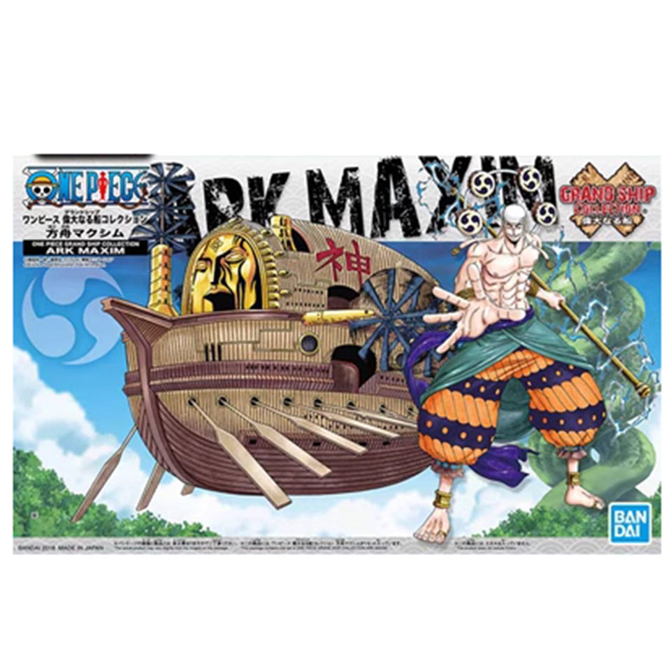 Original Genuine Bandai One Piece Great Ship Model Assembled The Ship Movable Action Figure Model Toys For Kids Droppshiping 14
