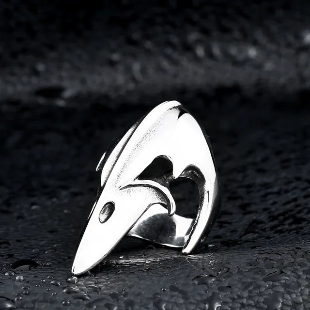 Beier New Design Skull Raven Ring BR8-287