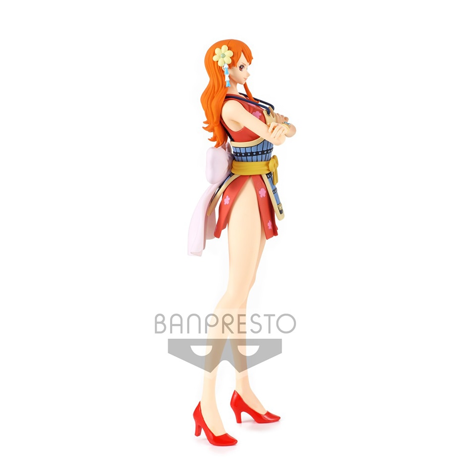 100% Original Genuine Banpresto One Piece Glitter Glamours Nami Wanno Country Anime Figure Collection Christmas Gift Toy