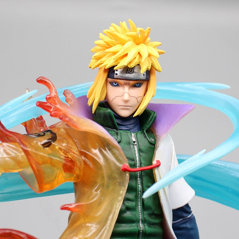 26CM Anime Naruto Shippuuden Figure Namikaze Minato Rasengan GK Statue Pvc Action Figure Collectible Model Gifts for Kids