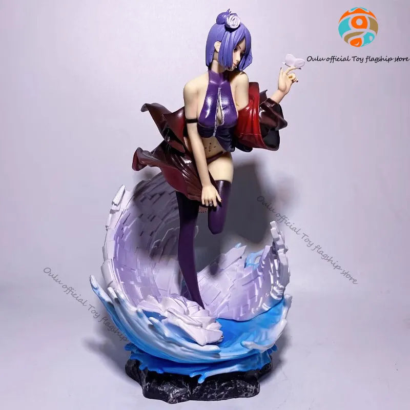 Naruto Anime Figure Konan Akatsuki Action Figure Collection Model Room Ornament Desktop Decoration Christmas Halloween Gift