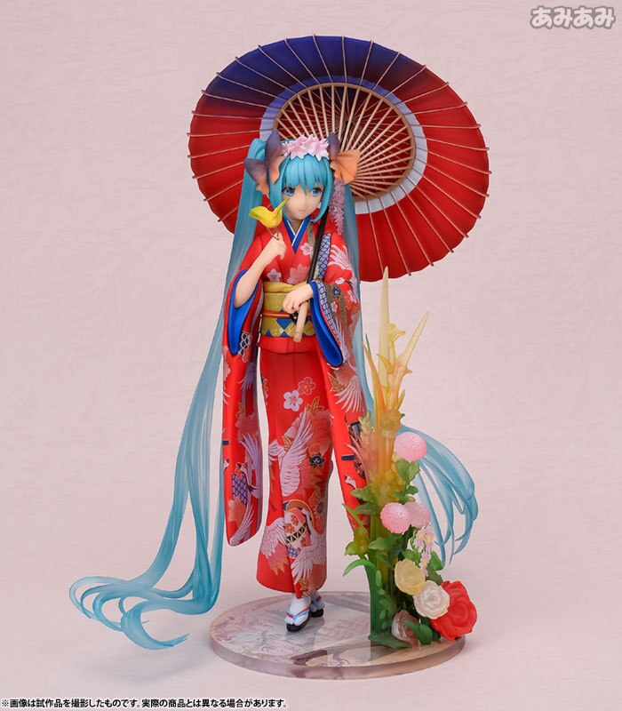 Anime Kimono Stronger Miku girly girl Kawaii Beautiful Statue Figure Toys Birthday Gift