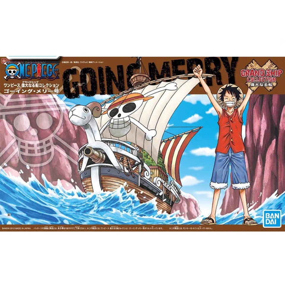 Original Genuine Bandai One Piece Great Ship Model Assembled The Ship Movable Action Figure Model Toys For Kids Droppshiping 03