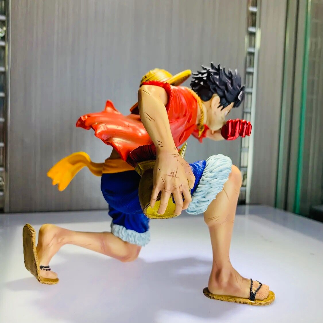 15cm Anime One Piece BT Gear 4 Blow Luffy Figure GK Wano Country Gear 3 Luffy Action Figurine Collectible PVC Model Doll Toys