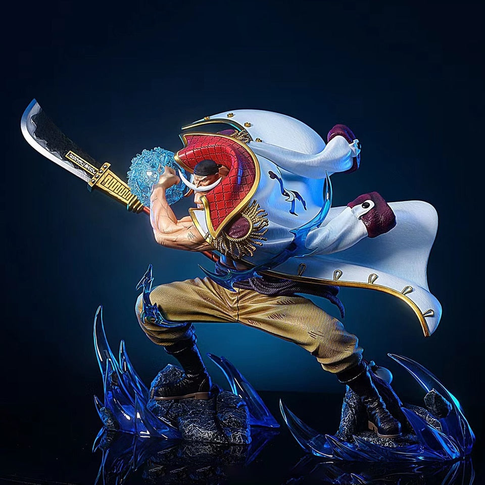 Original One Piece 31cm White Beard Statue Model Figurine Toys Gifts For Birthday Gifts Droppshiping
