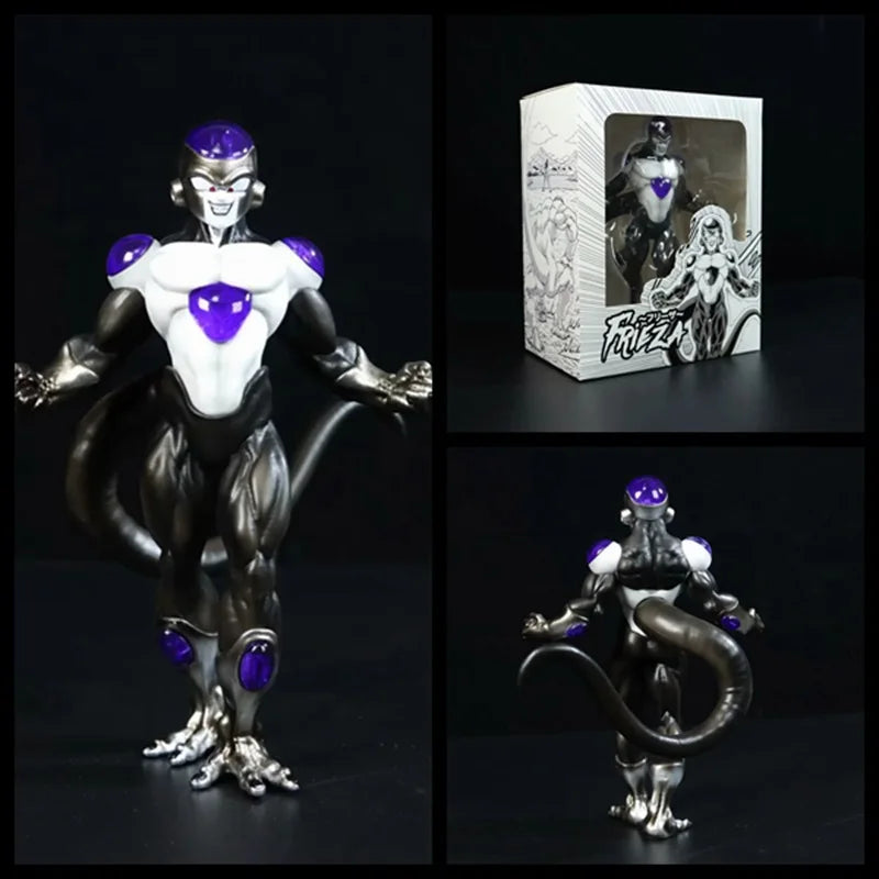 19cm Dragon Ball Z Final Form Freezer Figurine Black Gold Frieza Pvc Action Figures Collection Model Gifts For Toys with box