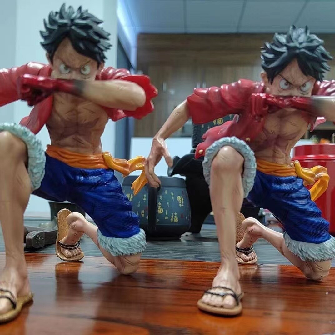 15cm Anime One Piece BT Gear 4 Blow Luffy Figure GK Wano Country Gear 3 Luffy Action Figurine Collectible PVC Model Doll Toys