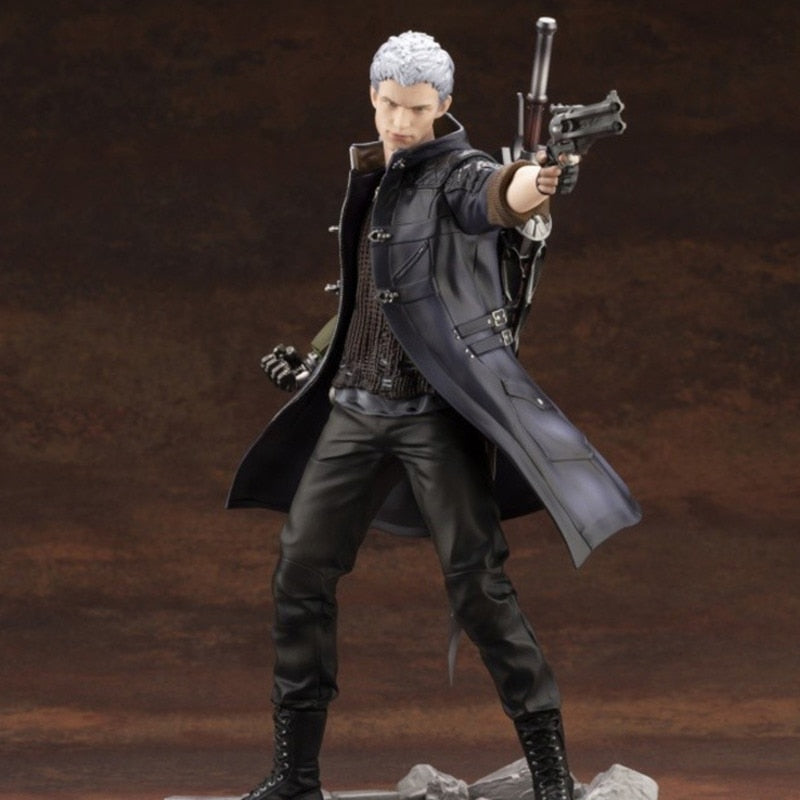 28cm Devil DANTE May Cry NERO Statue Action Figure PVC Model Collection Toy For Friend Gifts