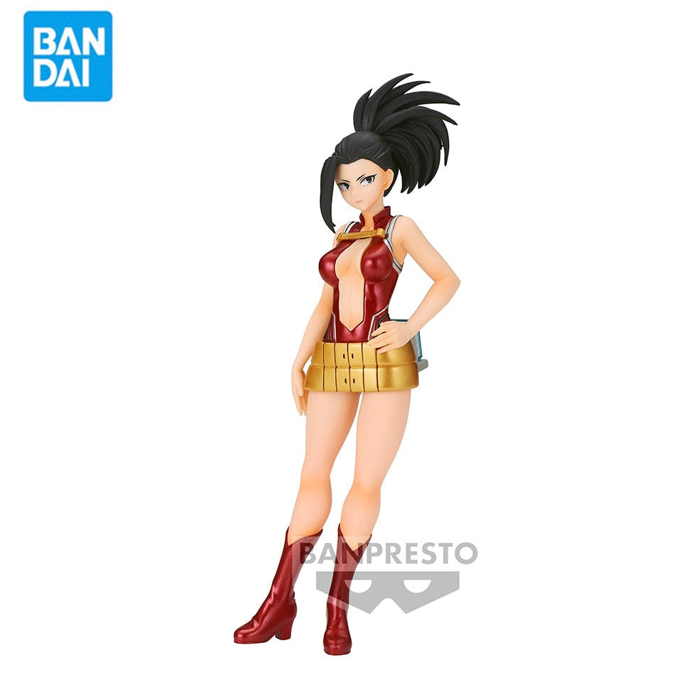 Original Genuine Banpresto My Hero Academia Age Of Hero 17cm Yaoyorozu Momo For Kids Toys Model Figurals Action Figure