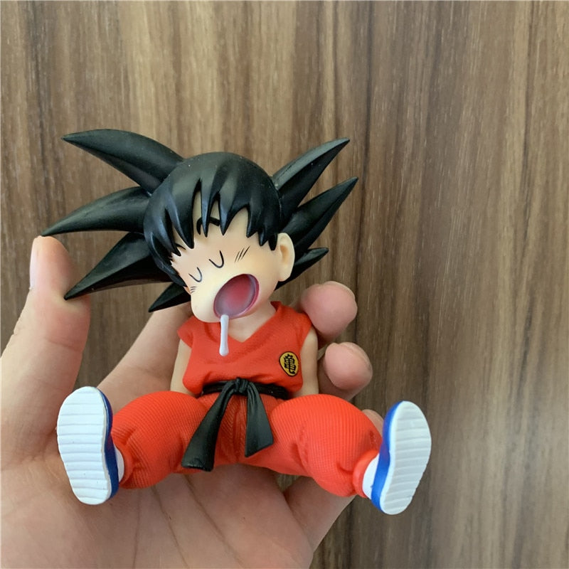 Anime Dragon Ball Z Figure Goku Kid Fighting PVC Action Figure DBZ Goku Childhood Vegeta Master Roshi Model Toy Default Title