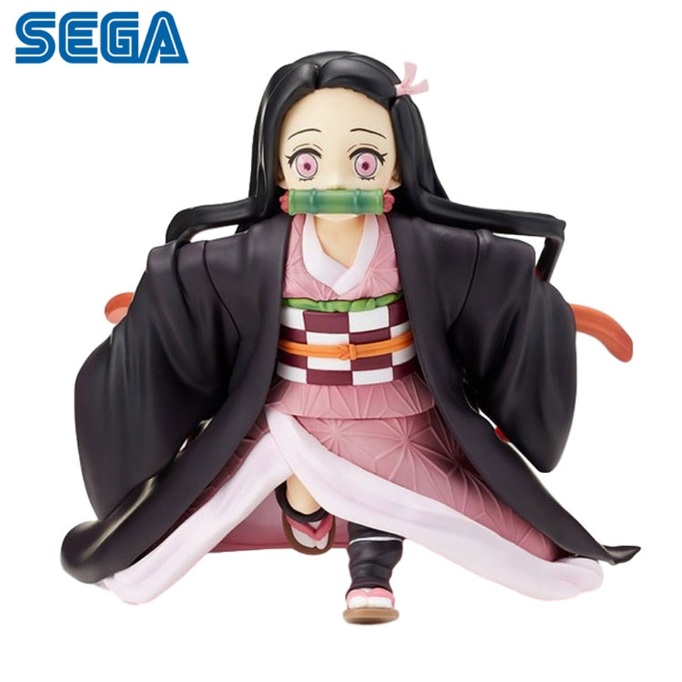 Glazovin Original SEGA Version Demon Slayer Kamado Nezuko Run Action Figure Model Doll Toys Figurals Brinquedos