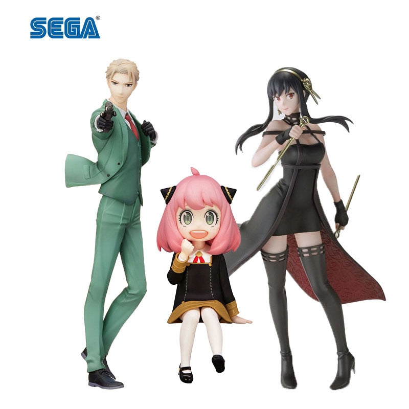 Stock Original SEGA PM SPY FAMILY YOR FORGER ANYA FORGER Thorn Princess LOID FORGER Dusk Action Anime Figure Model Toys Doll